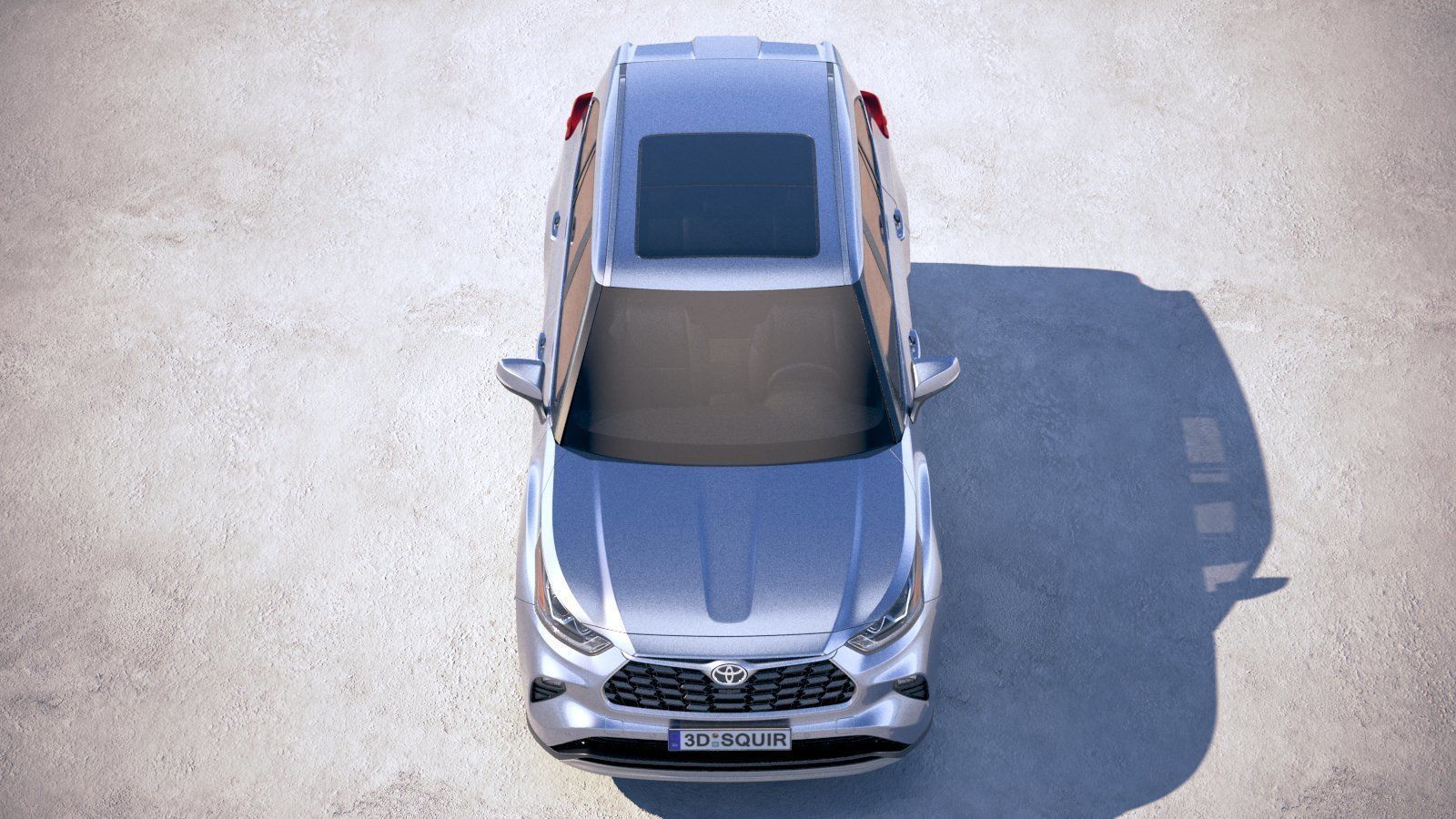 Toyota Highlander 2020 3D model_8