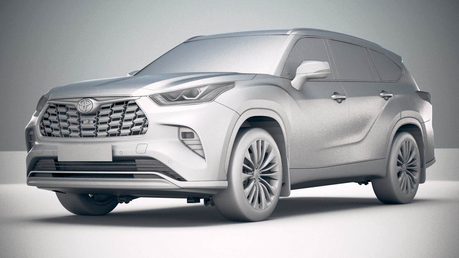 Toyota Highlander 2020 3D model_22