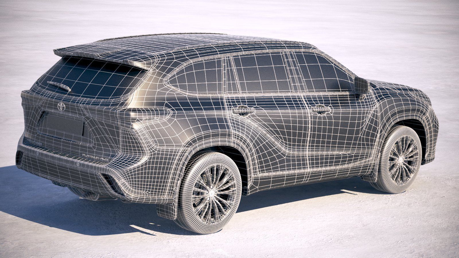 Toyota Highlander 2020 3D model_27