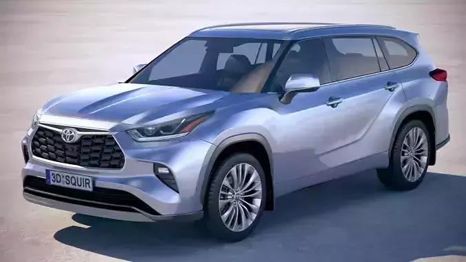 Toyota Highlander 2020 3D model