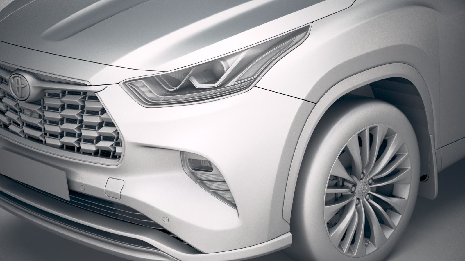 Toyota Highlander 2020 3D model_18