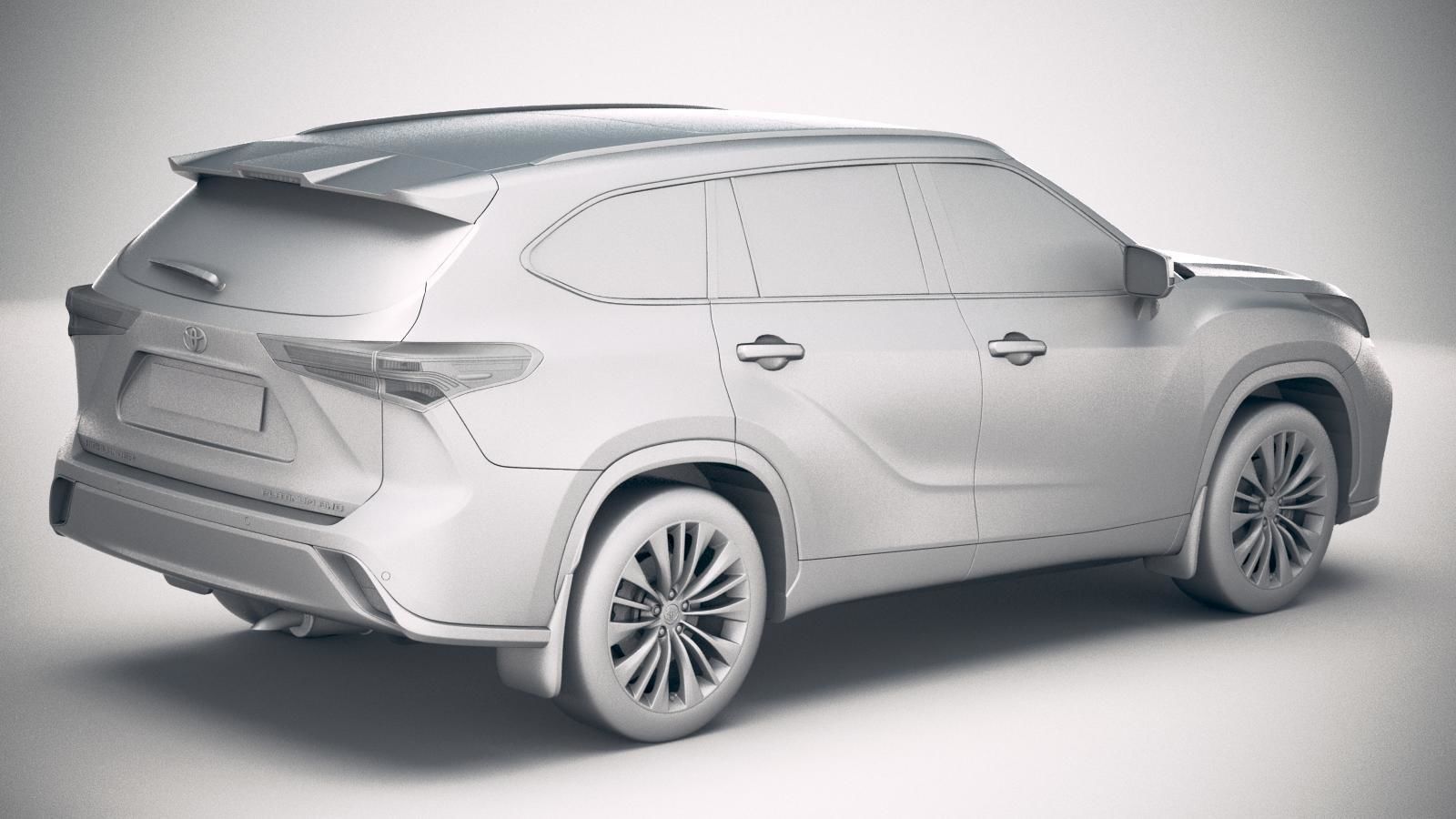 Toyota Highlander 2020 3D model_20