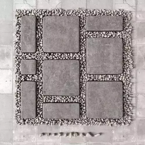 Paving old and pebble