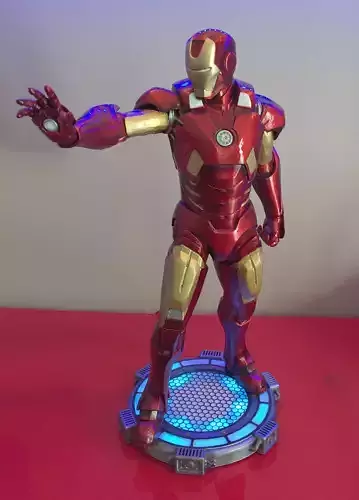 Iron man Low Poly Old version 3D print model