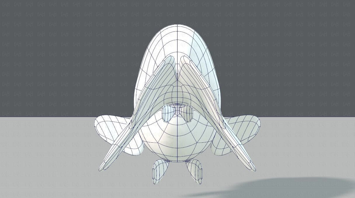 Fish V03 Low-poly 3D model_13