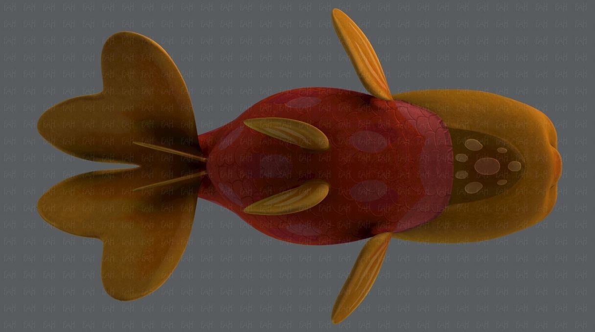 Fish V03 Low-poly 3D model_39