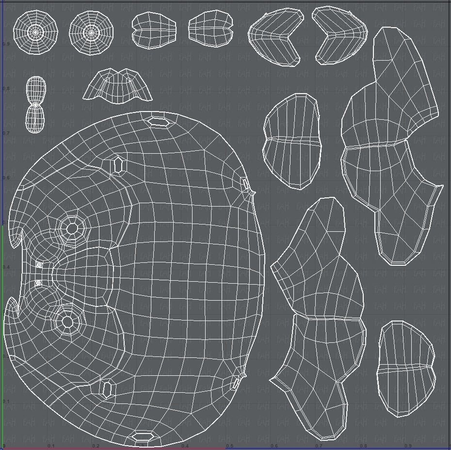 Fish V03 Low-poly 3D model_43