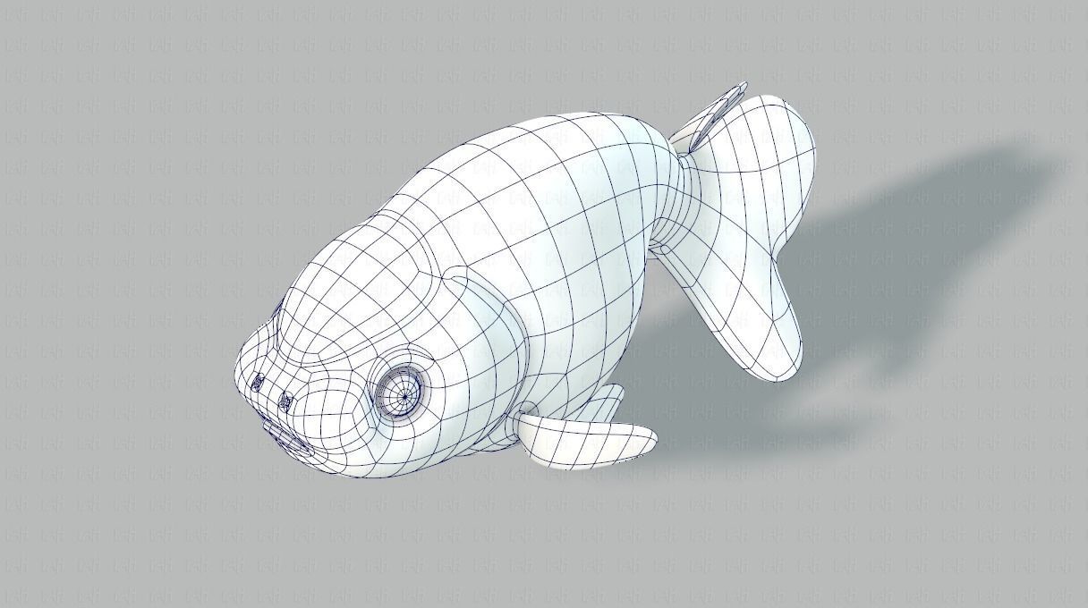 Fish V03 Low-poly 3D model_32