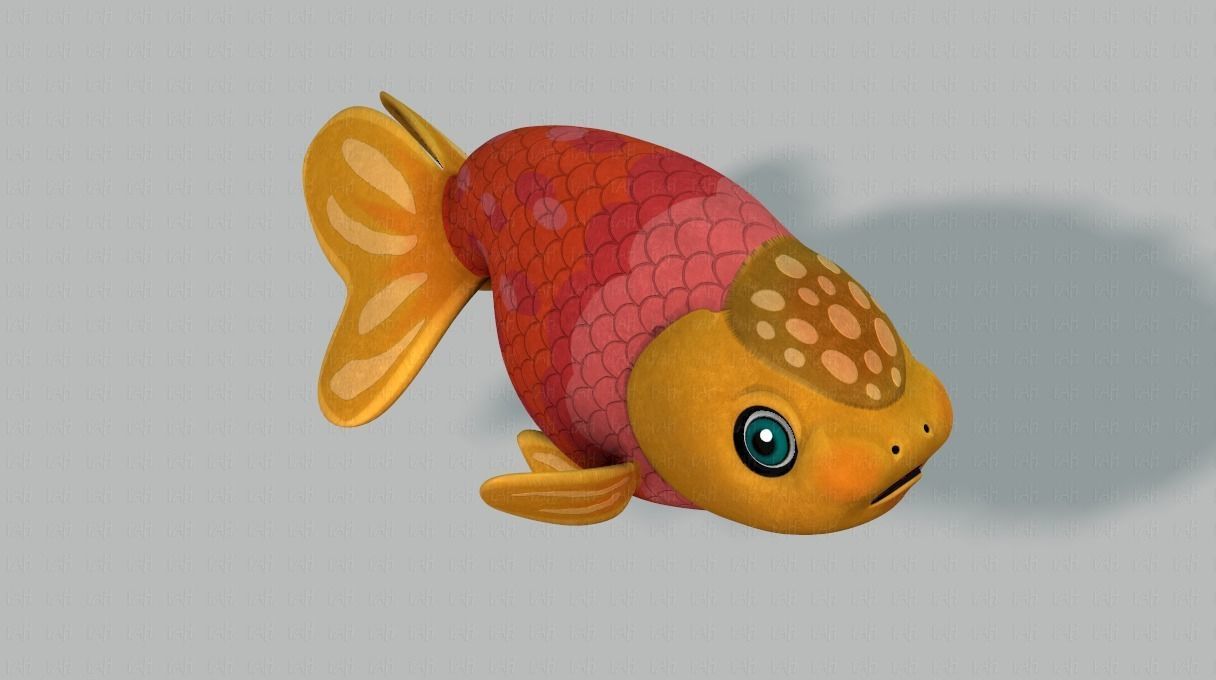 Fish V03 Low-poly 3D model_18