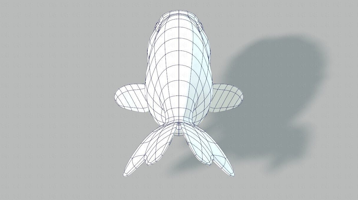 Fish V03 Low-poly 3D model_29