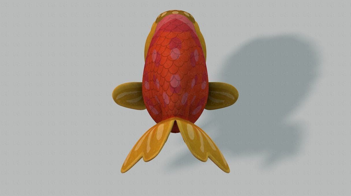 Fish V03 Low-poly 3D model_21