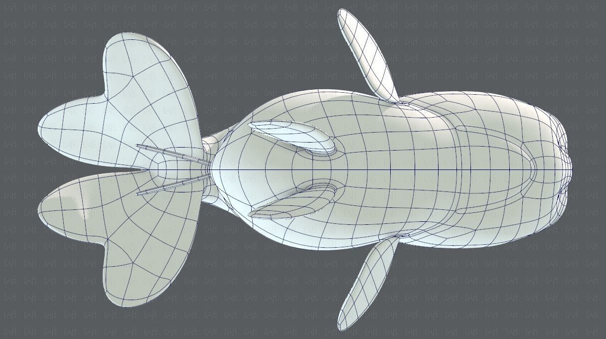 Fish V03 Low-poly 3D model_40