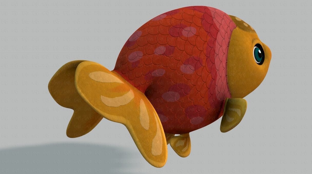 Fish V03 Low-poly 3D model_41