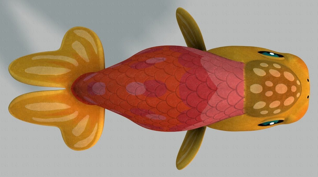 Fish V03 Low-poly 3D model_37