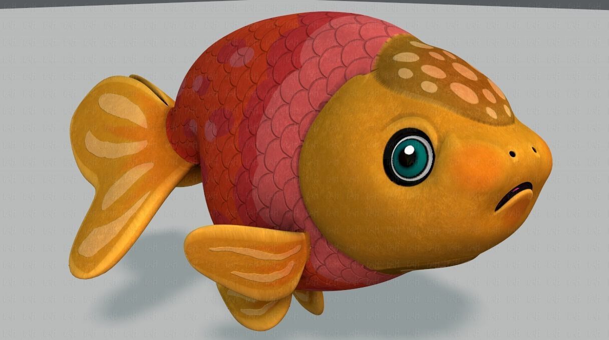 Fish V03 Low-poly 3D model_33