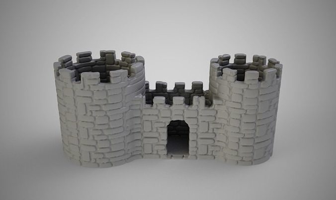 Castle Pencil Holder 3D print model