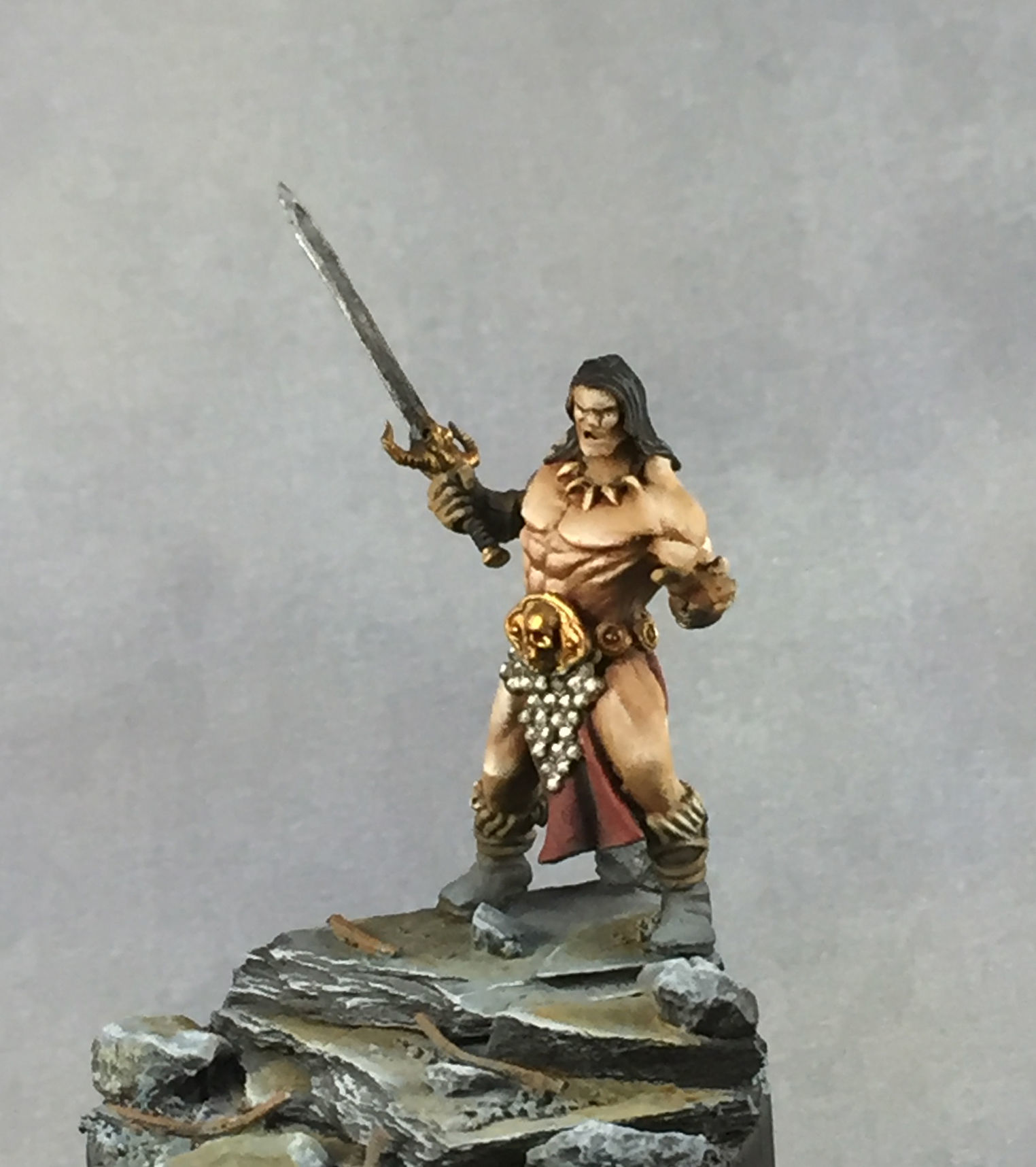 Barbarian bundle - 7 miniatures - 35mm scale 3D print model_35