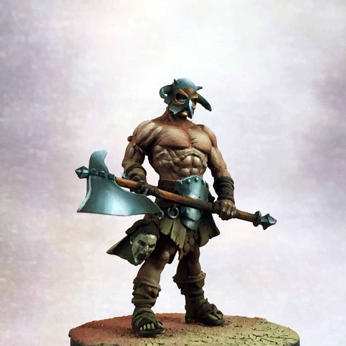 Barbarian bundle - 7 miniatures - 35mm scale 3D print model_10