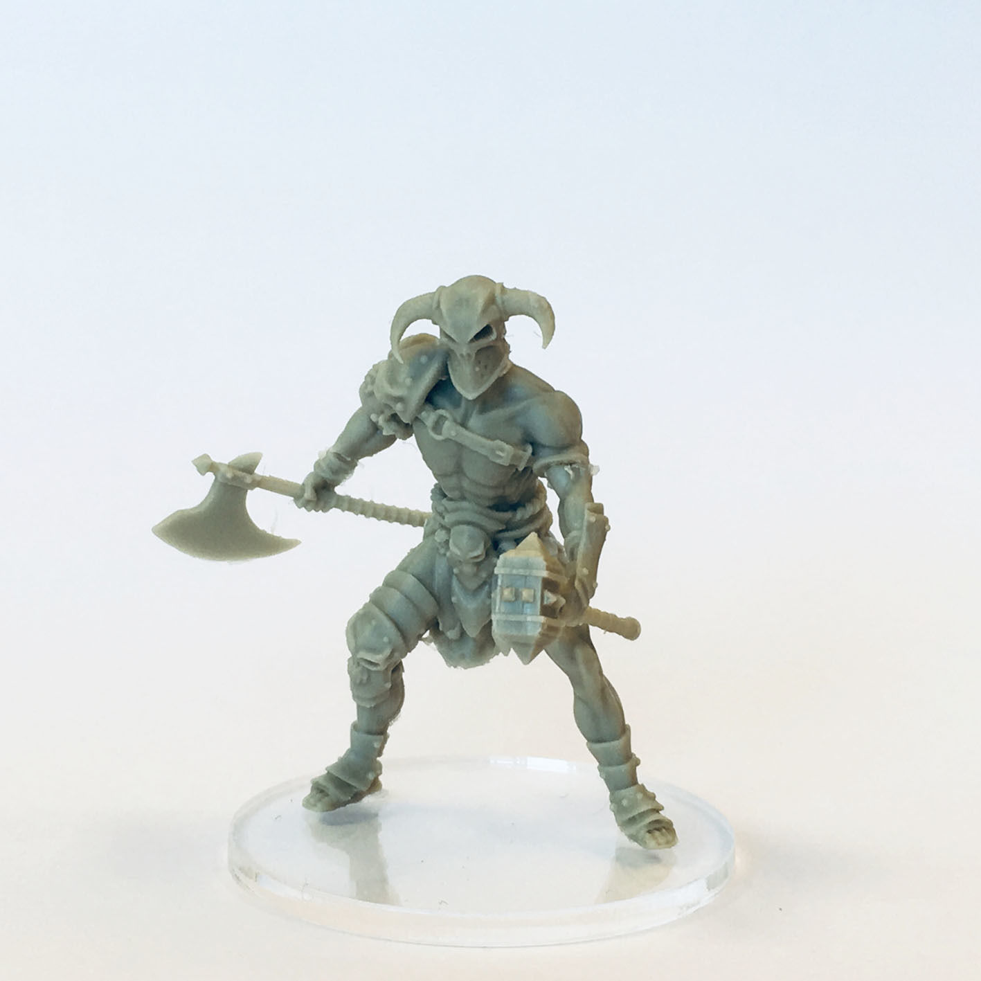 Barbarian bundle - 7 miniatures - 35mm scale 3D print model_8
