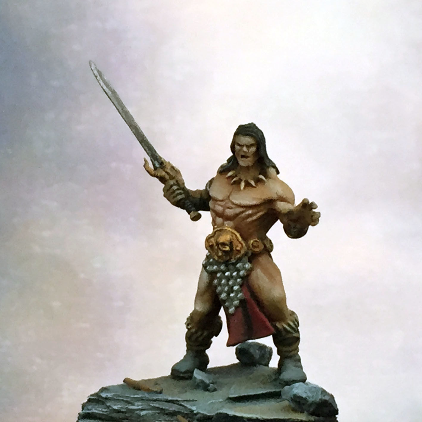 Barbarian bundle - 7 miniatures - 35mm scale 3D print model_12