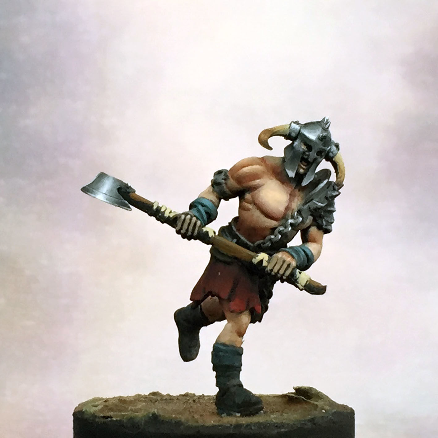 Barbarian bundle - 7 miniatures - 35mm scale 3D print model_9