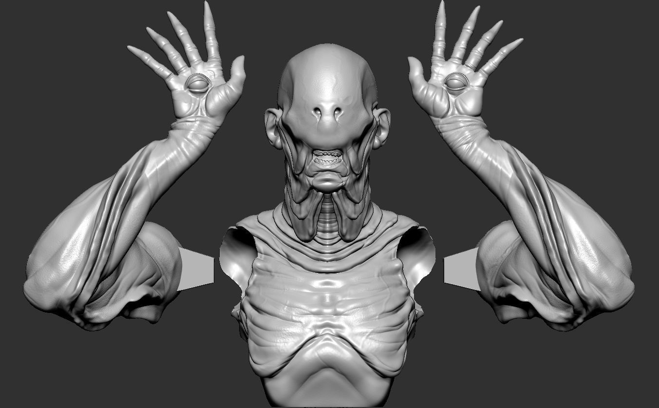 Pale Man 3D print model_6