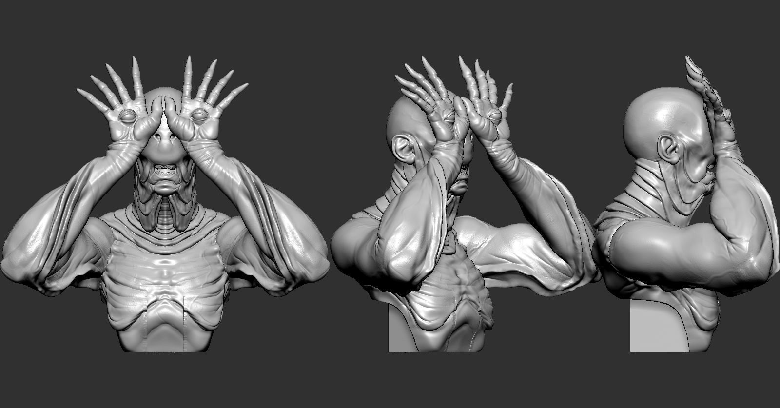 Pale Man 3D print model_3