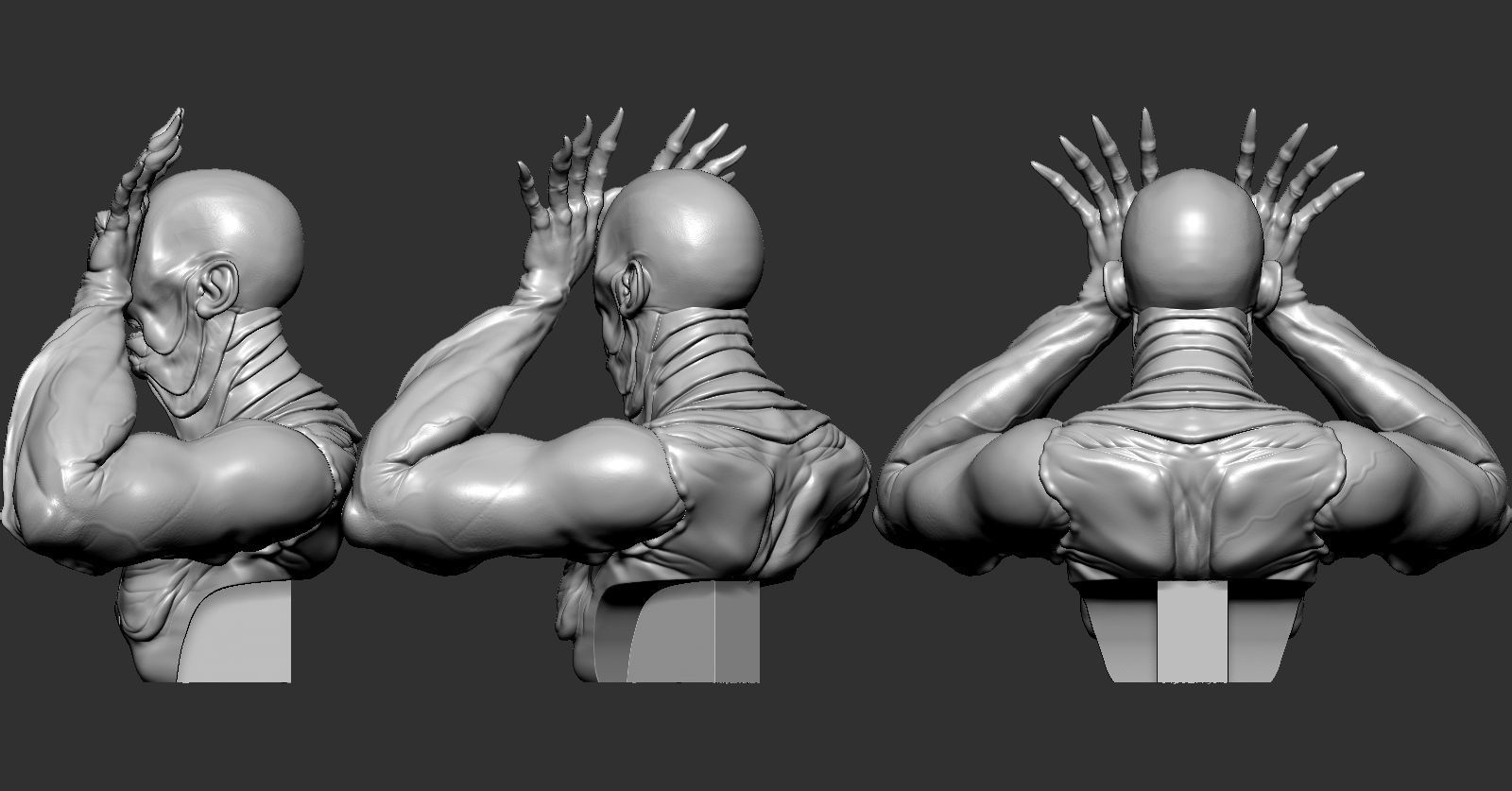 Pale Man 3D print model_4