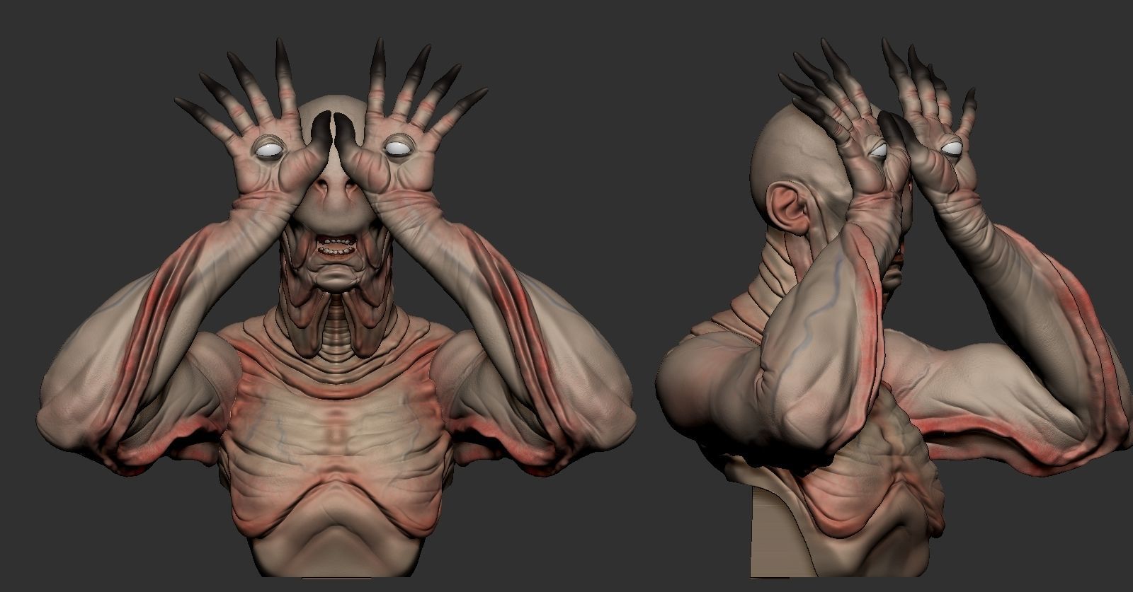 Pale Man 3D print model_2