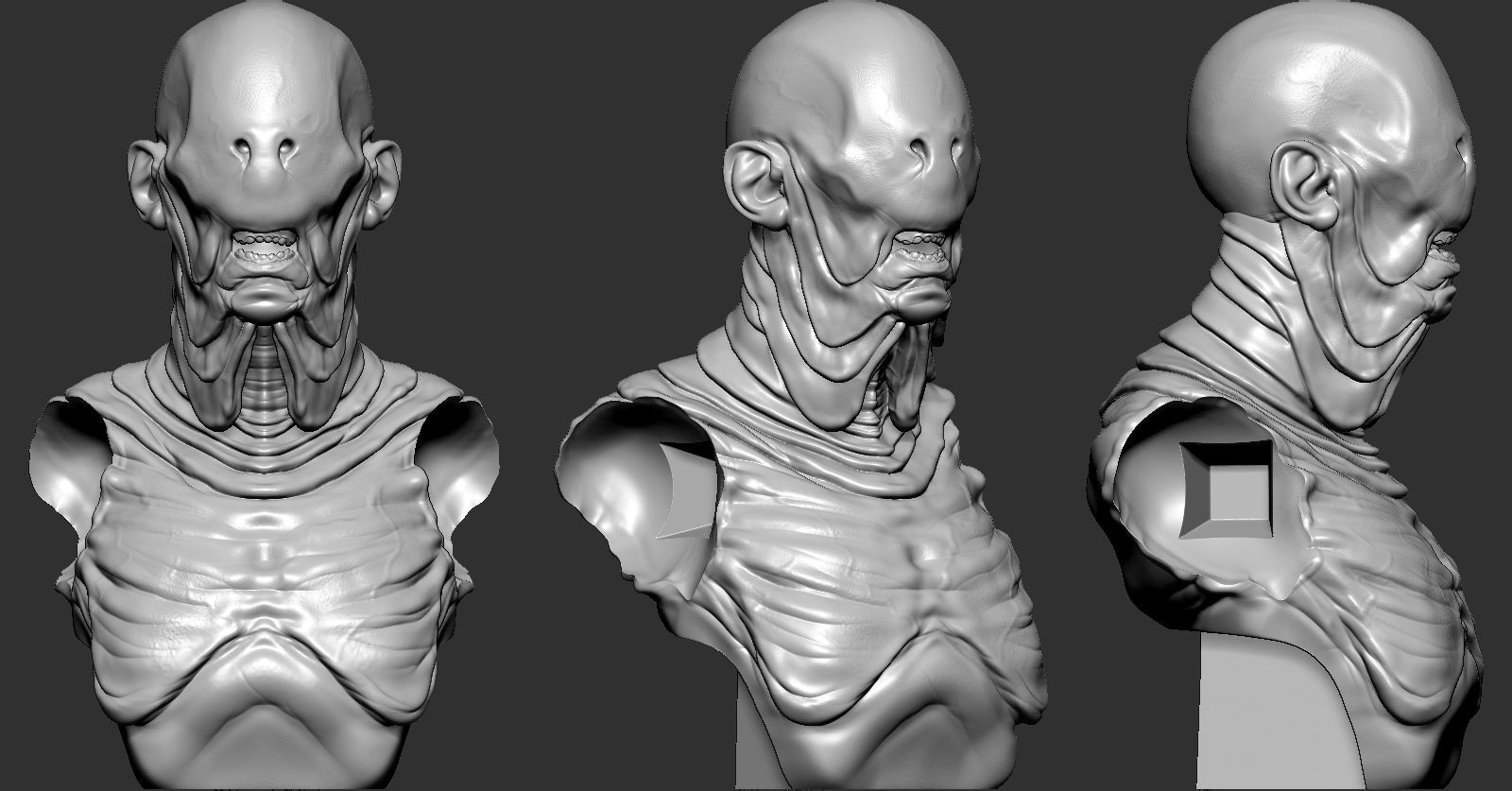 Pale Man 3D print model_5