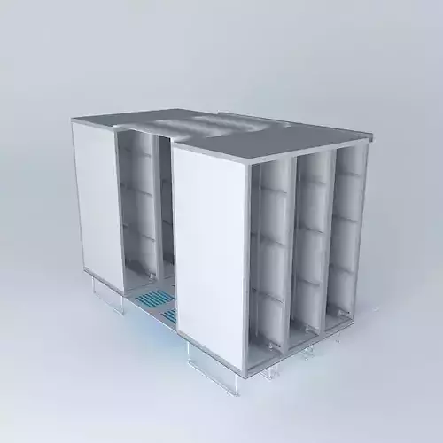 Data Center Hot Cold isolation setup