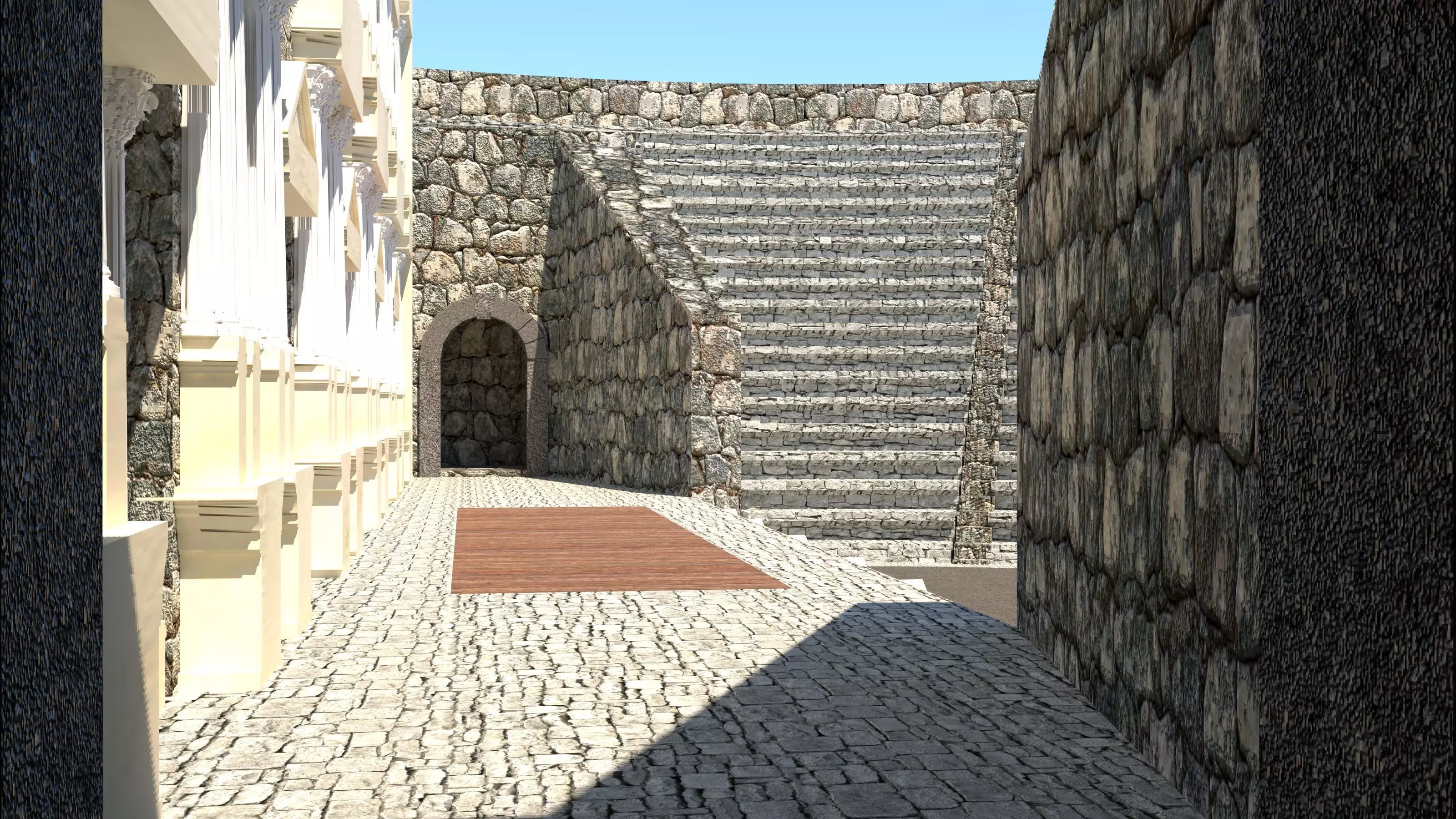 Roman Theater  3D model_0