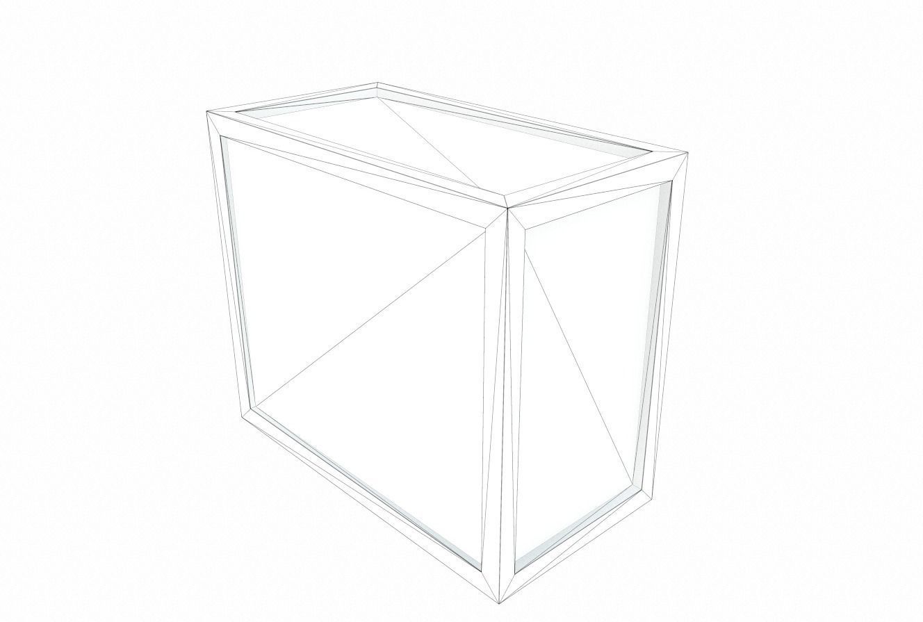 Old Wooden Cargo Crate 6 PBR Low-poly 3D model_4