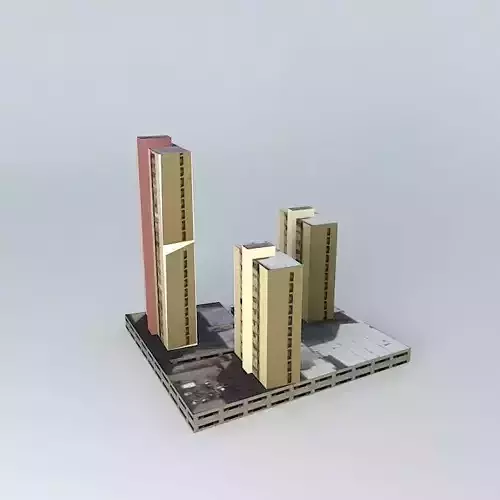 Edificios Nelmar Free 3D model