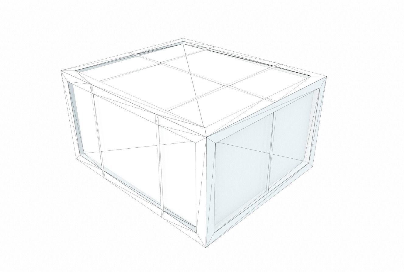 Old Wooden Cargo Crate 8 PBR Low-poly 3D model_4