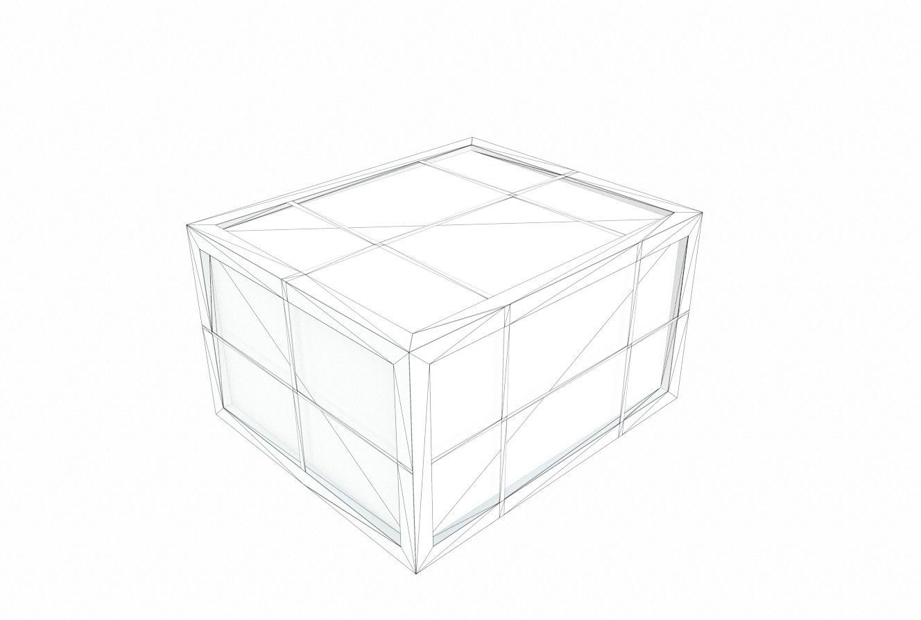 Old Wooden Cargo Crate 10 PBR Low-poly 3D model_4