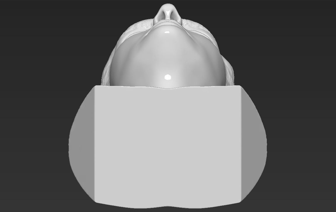 Audrey Hepburn bust 3D printing ready stl obj formats 3D print model_21