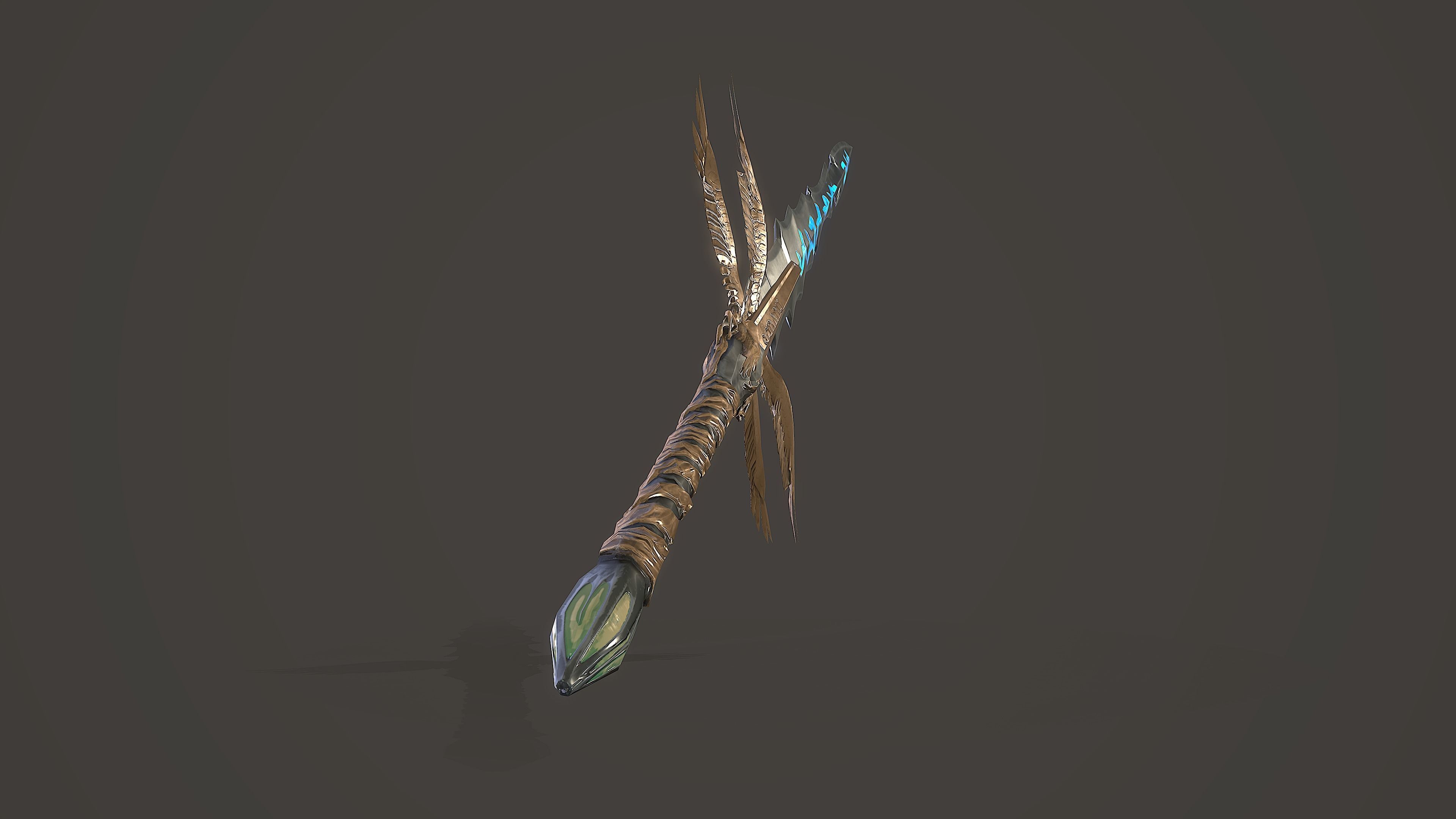 Sword of Heaven Low-poly 3D model_5