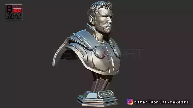 Thor Bust Short Hair - Avenger 4 bust - from Marvel