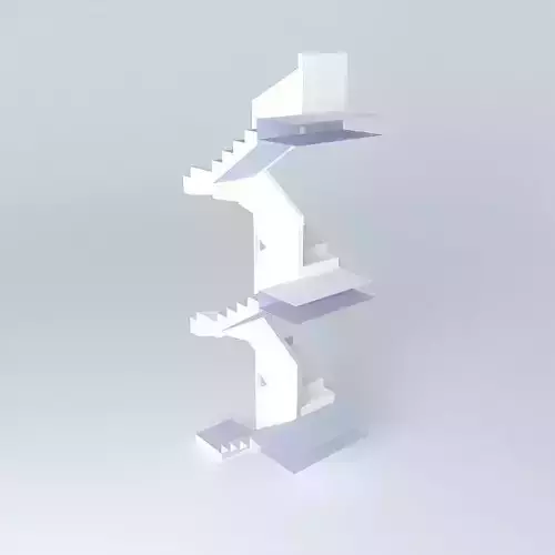 Spinning Stairs Free 3D model