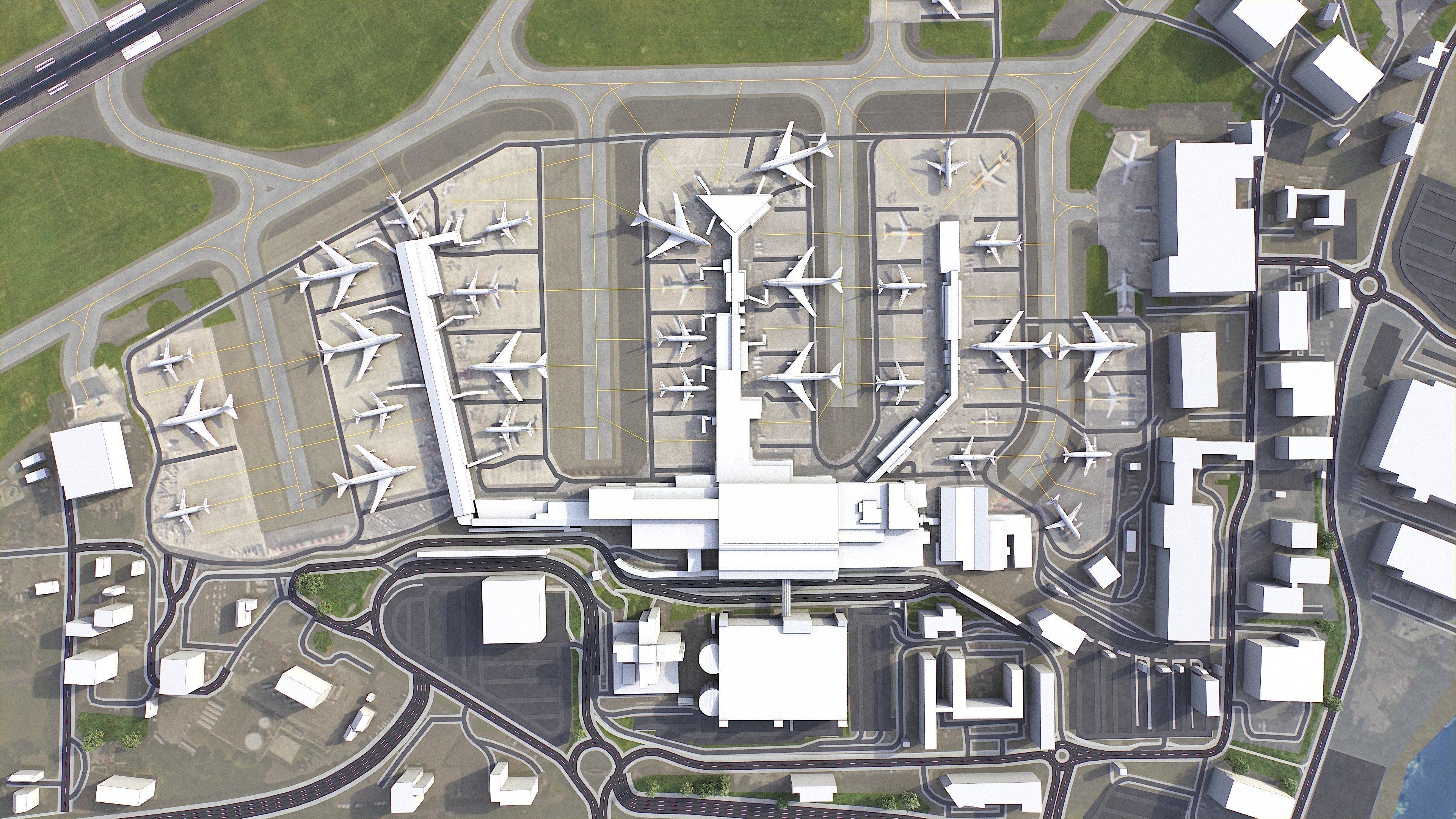 Glasgow - 3D City Model Low-poly 3D model_24