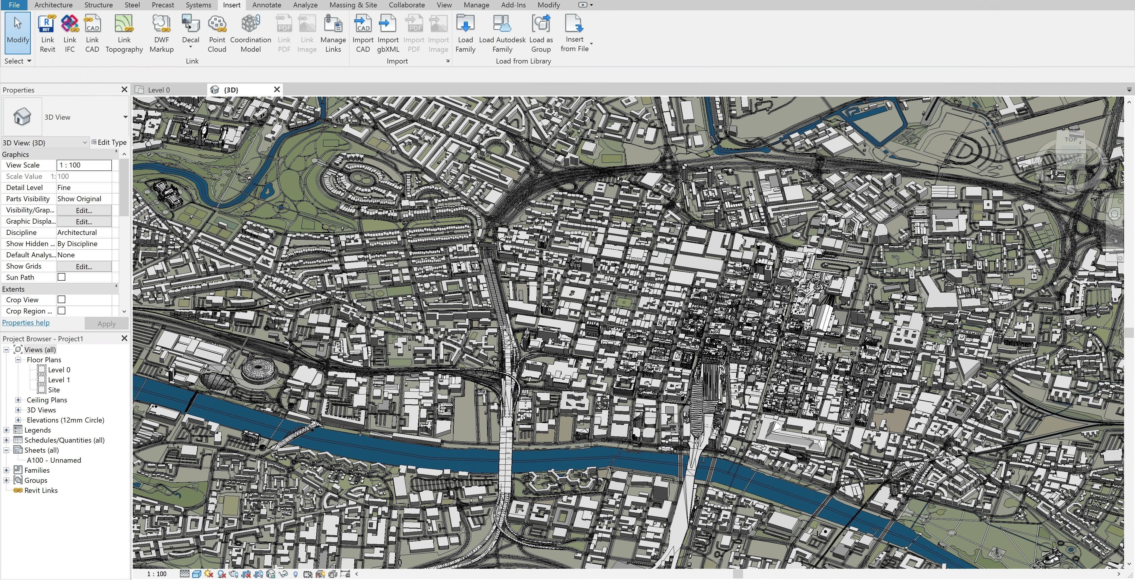 Glasgow - 3D City Model Low-poly 3D model_29