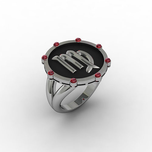Virgo ring 001 3D print model