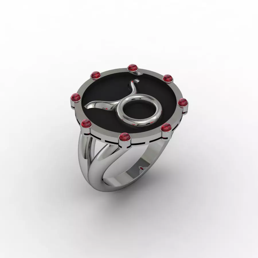 Taurus ring 001 3D print model_0