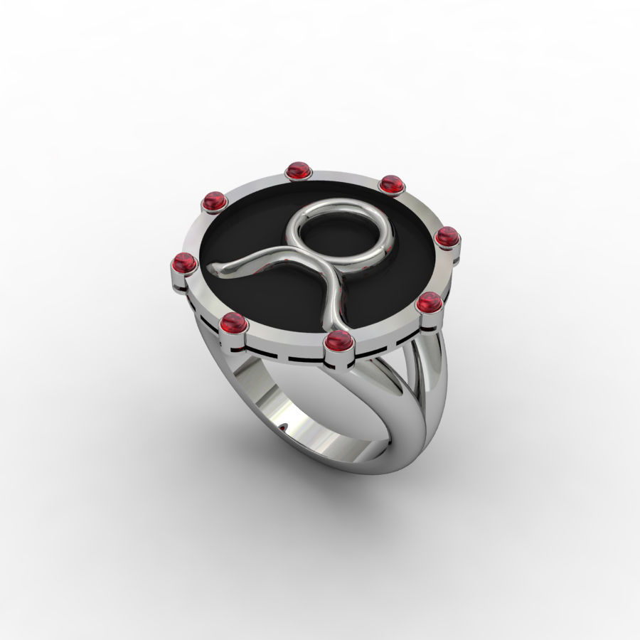 Taurus ring 001 3D print model_6