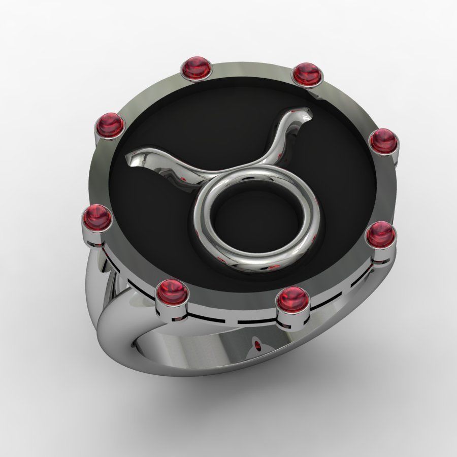 Taurus ring 001 3D print model_8