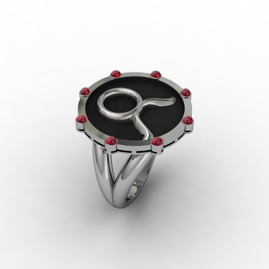 Taurus ring 001 3D print model_4