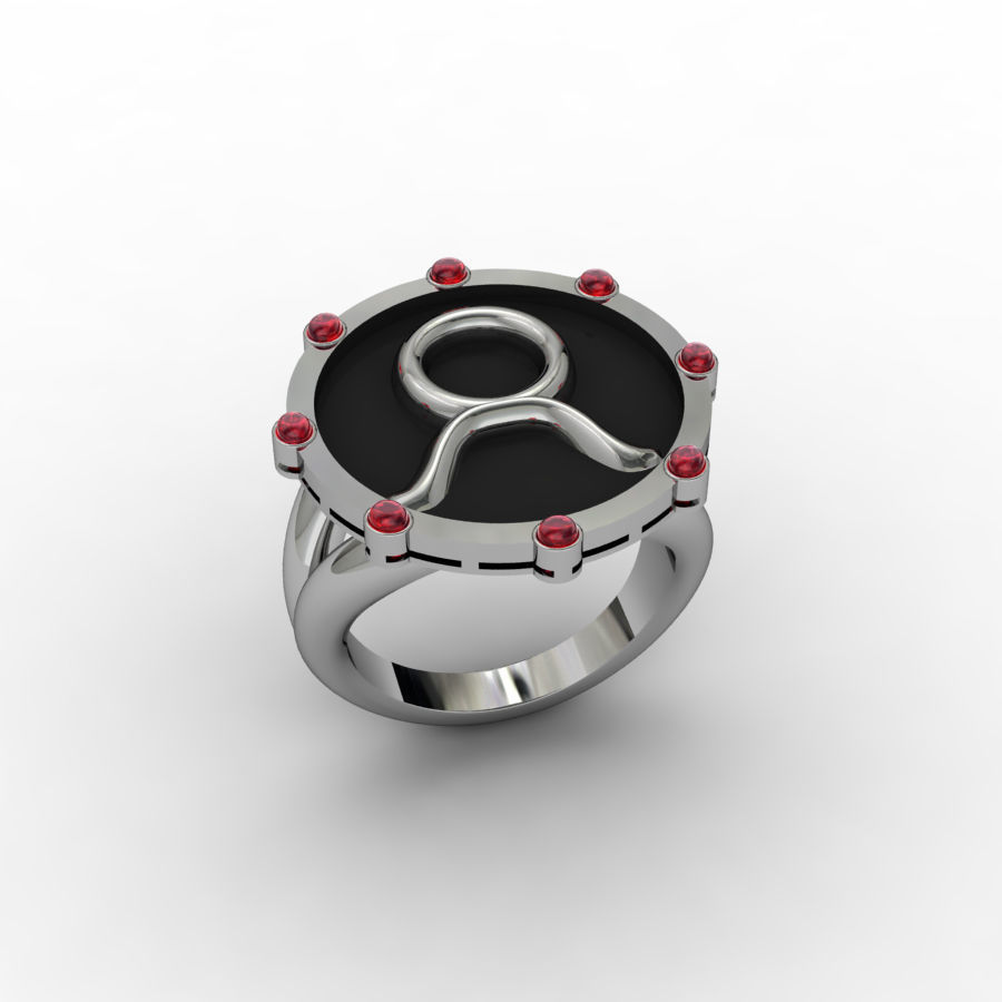 Taurus ring 001 3D print model_5