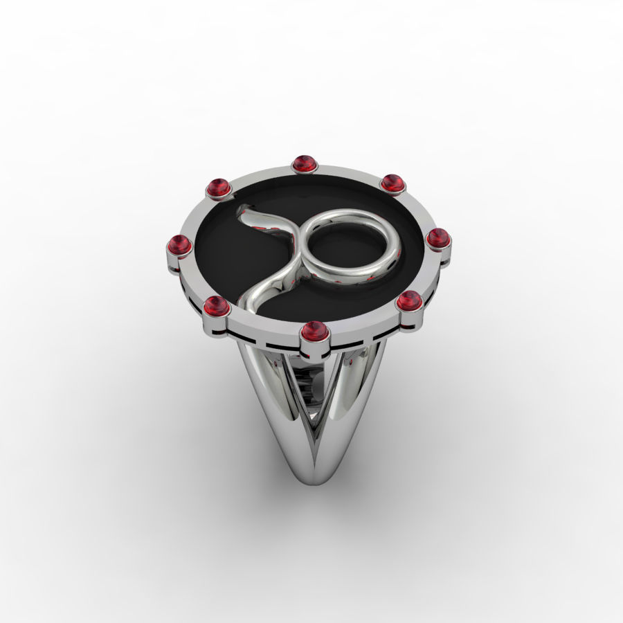 Taurus ring 001 3D print model_7