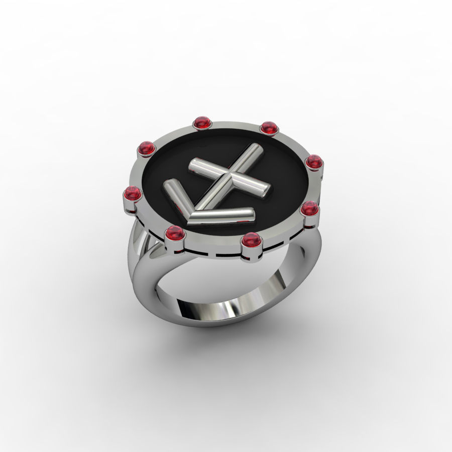 Sagittarius ring 001 3D print model_5